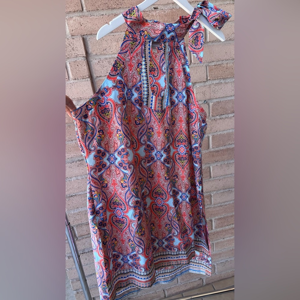 Paisley Halter Neck Women's Top